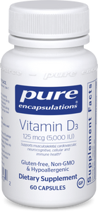 Vitamin D<sub>3</sub> — 125 mcg (5,000 IU)