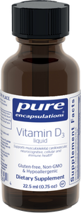 Vitamin D<sub>3</sub> liquid — 22.5 mL